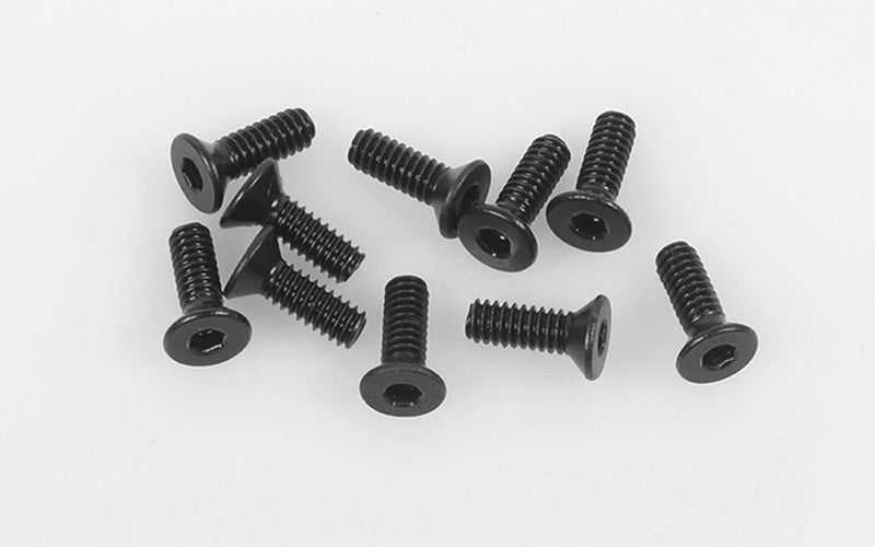 Z-S1518 Steel Flat Head Cap Screw M2 X 6mm (10) RC 4WD