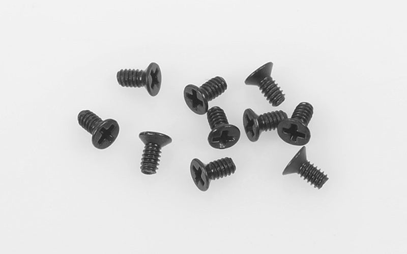 Z-S1520 Steel Flat Head Cap Screw M1.4 X 3mm (10) RC 4WD