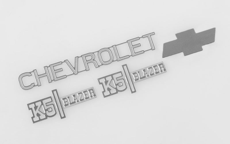 Z-S1560 RC4WD Chevrolet Blazer Metal Emblem Set RC 4WD