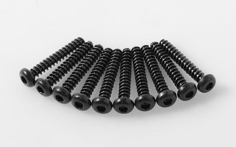 Z-S1693 Button Head Self Tapping Screws M3 X 18mm (Black) RC 4WD