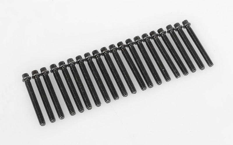 Z-S1711 RC4WD Miniature Scale Hex Bolts (M2 x 16mm) (Black) RC 4WD