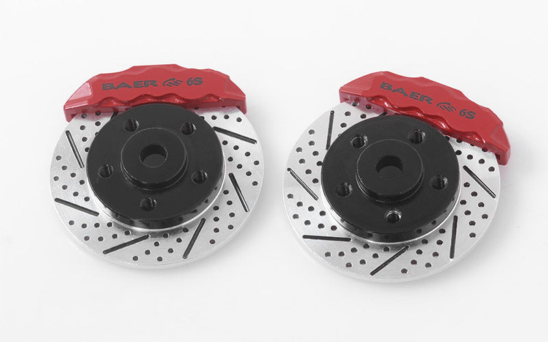 Z-S1712 RC4WD Baer Brake Systems Rotor and Caliper Set for 1.9" 5 Lug Steel Wheels RC 4WD