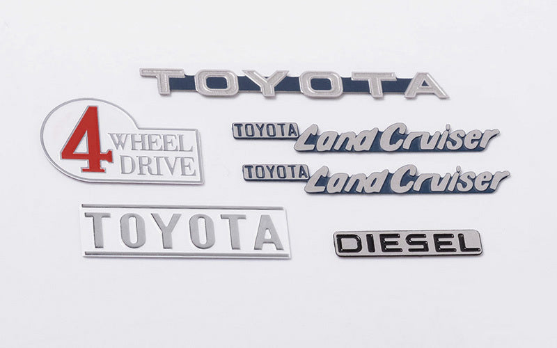 Z-S1714 Cruiser Body Emblem Set RC 4WD