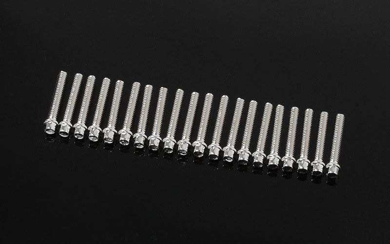 Z-S1727 RC4WD Miniature Scale Hex Bolts (M2 x 12mm) (Silver) RC 4WD
