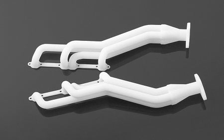 Z-S1775 Plastic Exhaust Headers for V8 Motor RC 4WD