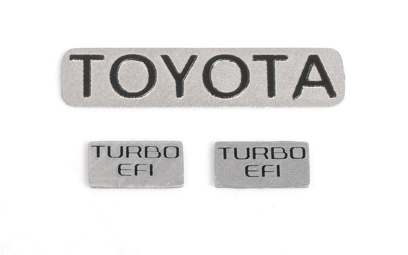 Z-S2040 RC4WD 1987 Toyota Xtra Cab Metal Emblems RC 4WD