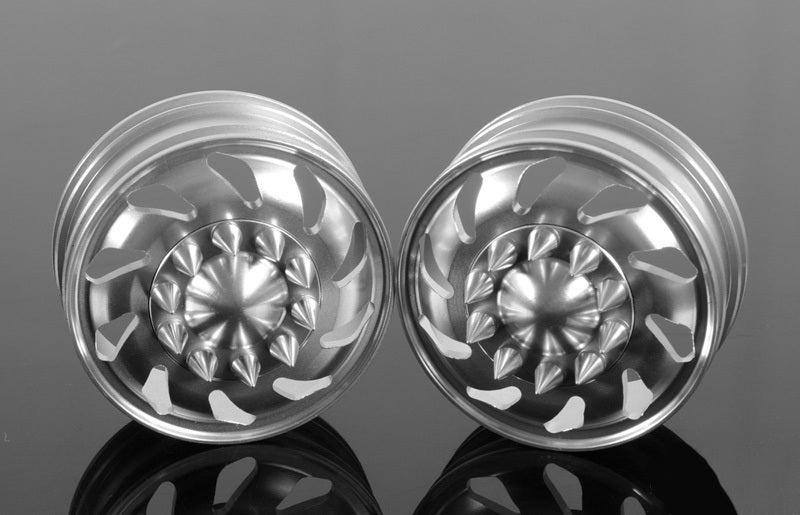 Z-W0053 Force Directional Semi Front Wheels w/Spiked Caps RC 4WD