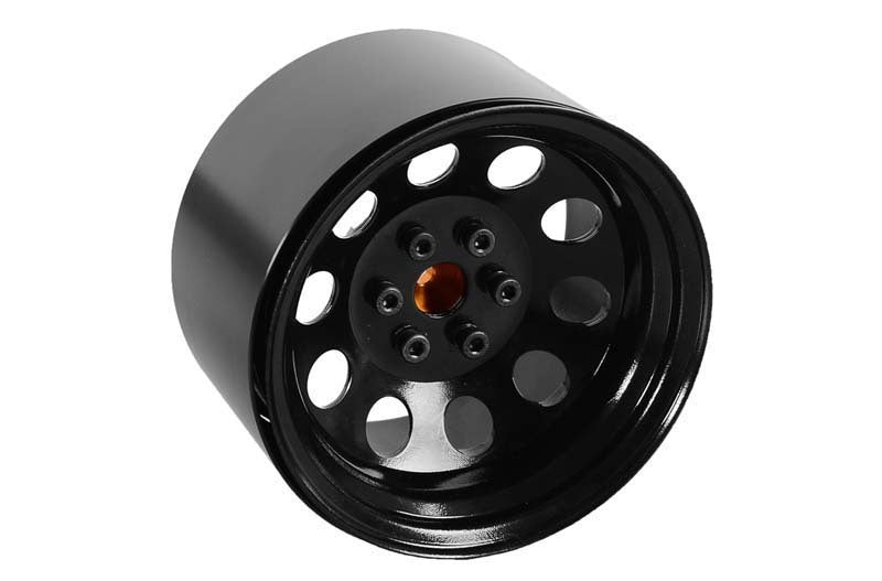 Z-W0056 Pro10 40 Series 3.8" Steel Stamped Beadlock Wheel (Black) RC 4WD