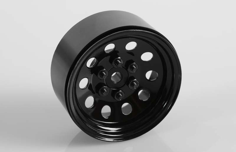 Z-W0074 Pro10 1.9" Steel Stamped Beadlock Wheel (Black) RC 4WD
