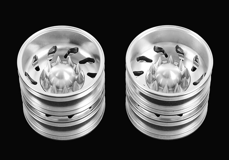 Z-W0148 Force Directional Semi Rear Wheels w/Spiked Caps RC 4WD