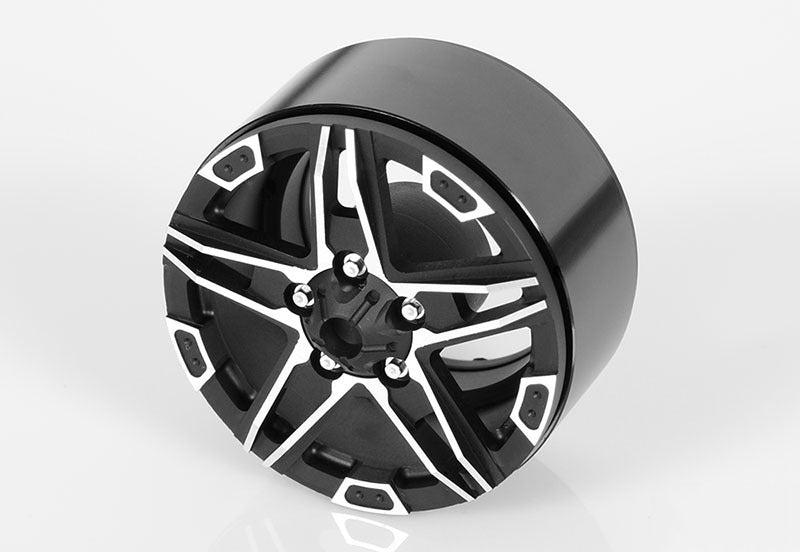 Z-W0171 Bombshell 1.9" Beadlock Wheels (Black) RC 4WD