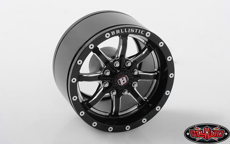 Z-W0222 RC4WD Ballistic Offroad Anvil 1.55" Beadlock Wheels RC 4WD