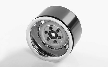 Z-W0257 Rally 1.9" Beadlock Wheels (Silver) RC 4WD
