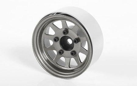 Z-W0258 OEM Stamped Steel 1.55" Beadlock Wheels (Plain) RC 4WD