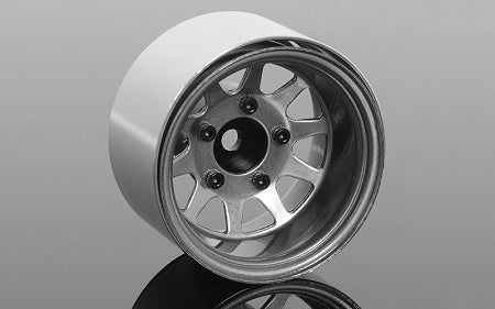 Z-W0286 Deep Dish Wagon 1.55" Stamped Steel Beadlock Wheels (Clear) RC 4WD