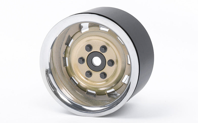 Z-W0324 Rally 1.9" Beadlock Wheels (Gold) RC 4WD