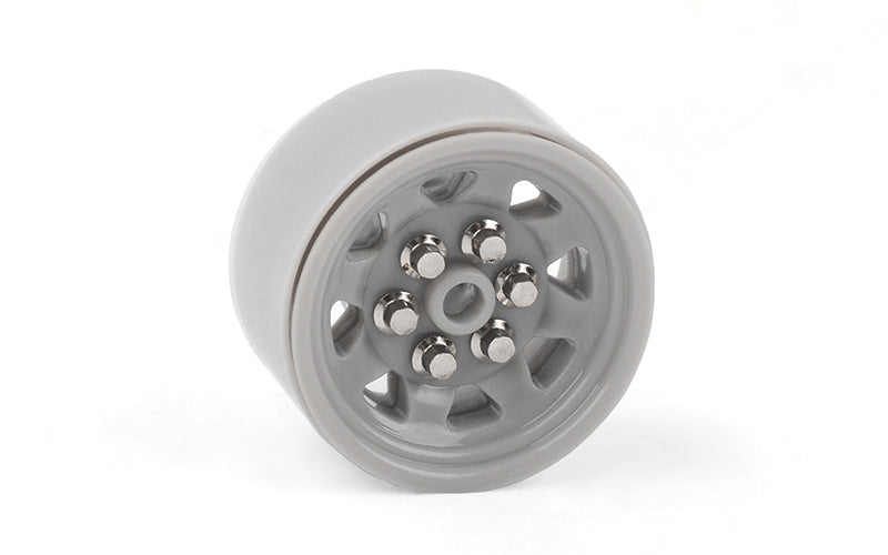 Z-W0329 OEM Plastic 0.7" Beadlock Wheels (Grey) RC 4WD