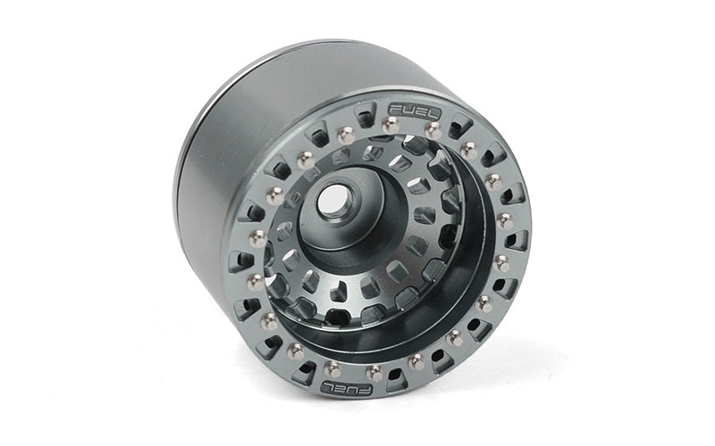 Z-W0333 RC4WD Fuel Off-Road 1.55  Zephyr Beadlock Wheels (Gunmetal) RC 4WD