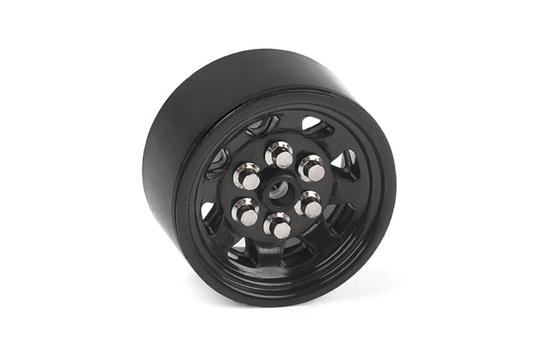Z-W0339 OEM Plastic 0.7" Beadlock Wheels (Black) RC 4WD