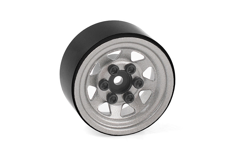 Z-W0345 Stamped Steel 1.0" Stock Beadlock Wheels (Plain) RC 4WD