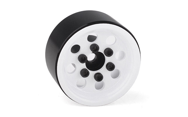 Z-W0357 RC4WD Stamped Steel 1.0" Pro8 Beadlock Wheels (White) RC 4WD