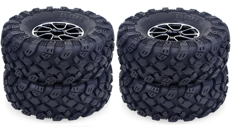 ZD10021 ZD Racing Pirates 1.9inch 1/10 Crawler car Tires Black ZD Racing