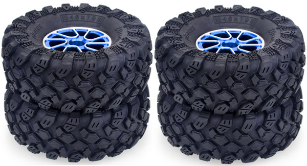 ZD10023 ZD Racing Pirates 1.9inch 1/10 Crawler car Tires Blue