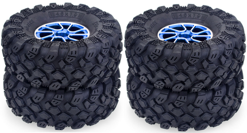 ZD10023 ZD Racing Pirates 1.9inch 1/10 Crawler car Tires Blue