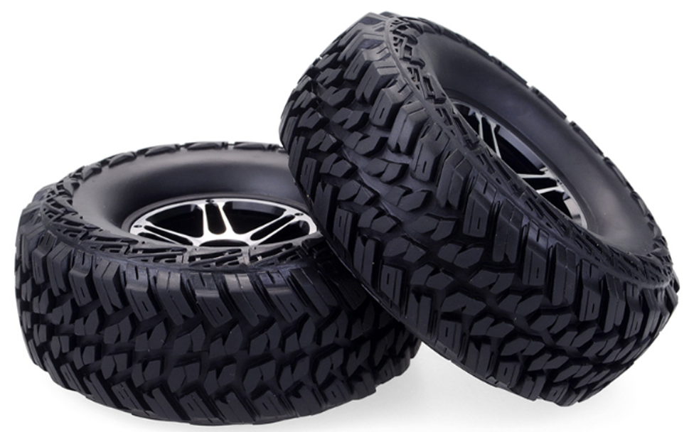 ZD10024 ZD Racing 1.9inch 1/10 RC Crawler truck wheels tires Black ZD Racing