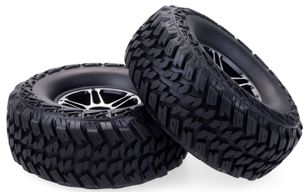 ZD10024 ZD Racing 1.9inch 1/10 RC Crawler truck wheels tires Black