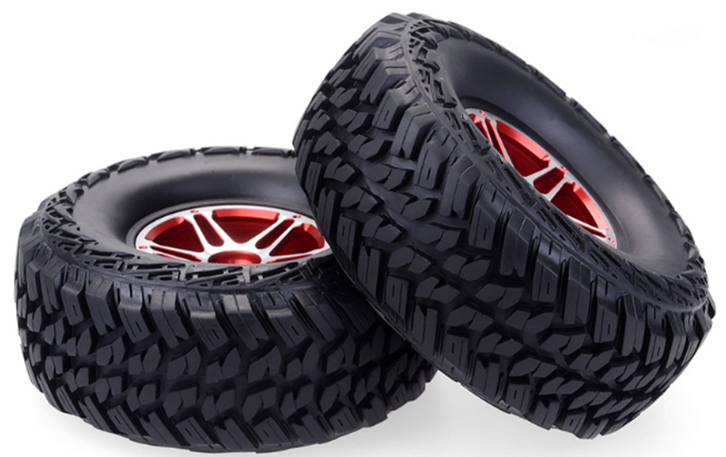 ZD10025 ZD Racing 1.9inch 1/10 RC Crawler truck wheels tires Red