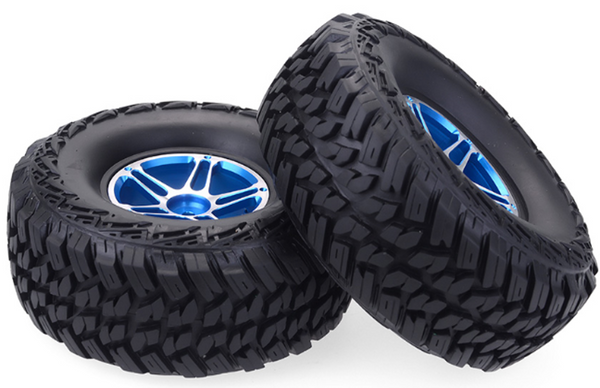 ZD10026 ZD Racing 1.9inch 1/10 RC Crawler truck wheels tires Blue