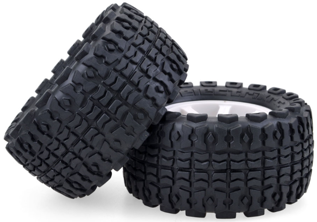 ZD10055 ZD Racing 1/10 RC Short Course/Desert Truck/ Truggy /Monster Truck Wheels tires White ZD Racing