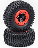 ZD7544 ZD Racing DBX-102 wheels tire set Red