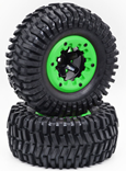 ZD7545 ZD Racing DBX-102 wheels tire set green