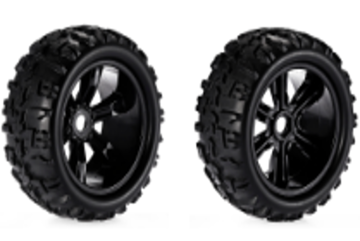 ZD8477Black ZD Racing 1/8 Monster Truck Wheel Rim and Tire