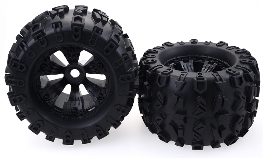 ZD8483B ZD Racing 1/8 Monster truck wheels tires Black ZD Racing