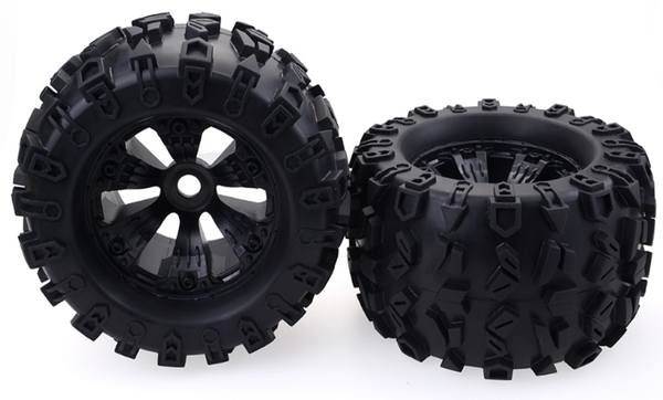 ZD8483B ZD Racing 1/8 Monster truck wheels tires Black