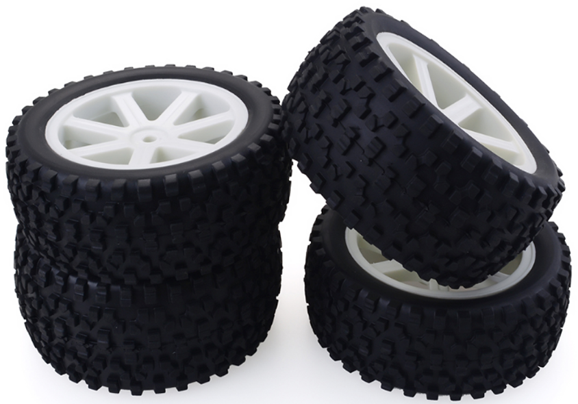 ZDY10421W ZD Racing 1/10 Off-road/Buggy car Tires White ZD Racing