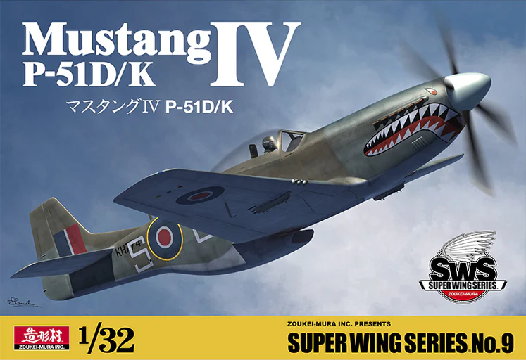 Zoukei Mura 1/32 P-51D/K Mustang IV *Aust Decals* Plastic Model Kit ZM-SWS09