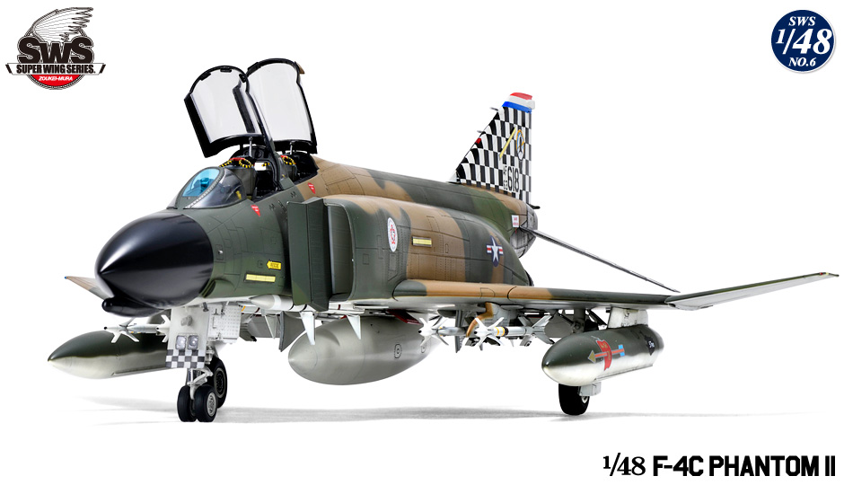 Zoukei Mura 1/48 F-4C Phantom II Plastic Model Kit ZM-SWS48-06