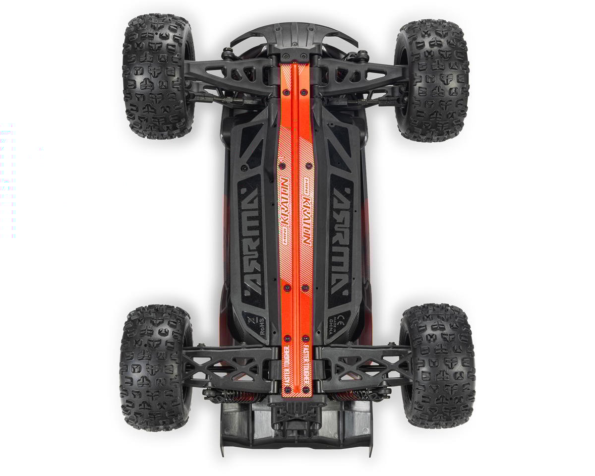 Arrma Mini Kraton 3S BLX 4X4 1/16 RTR Brushless Speed Monster Truck (Black/Red) ARA2508T1