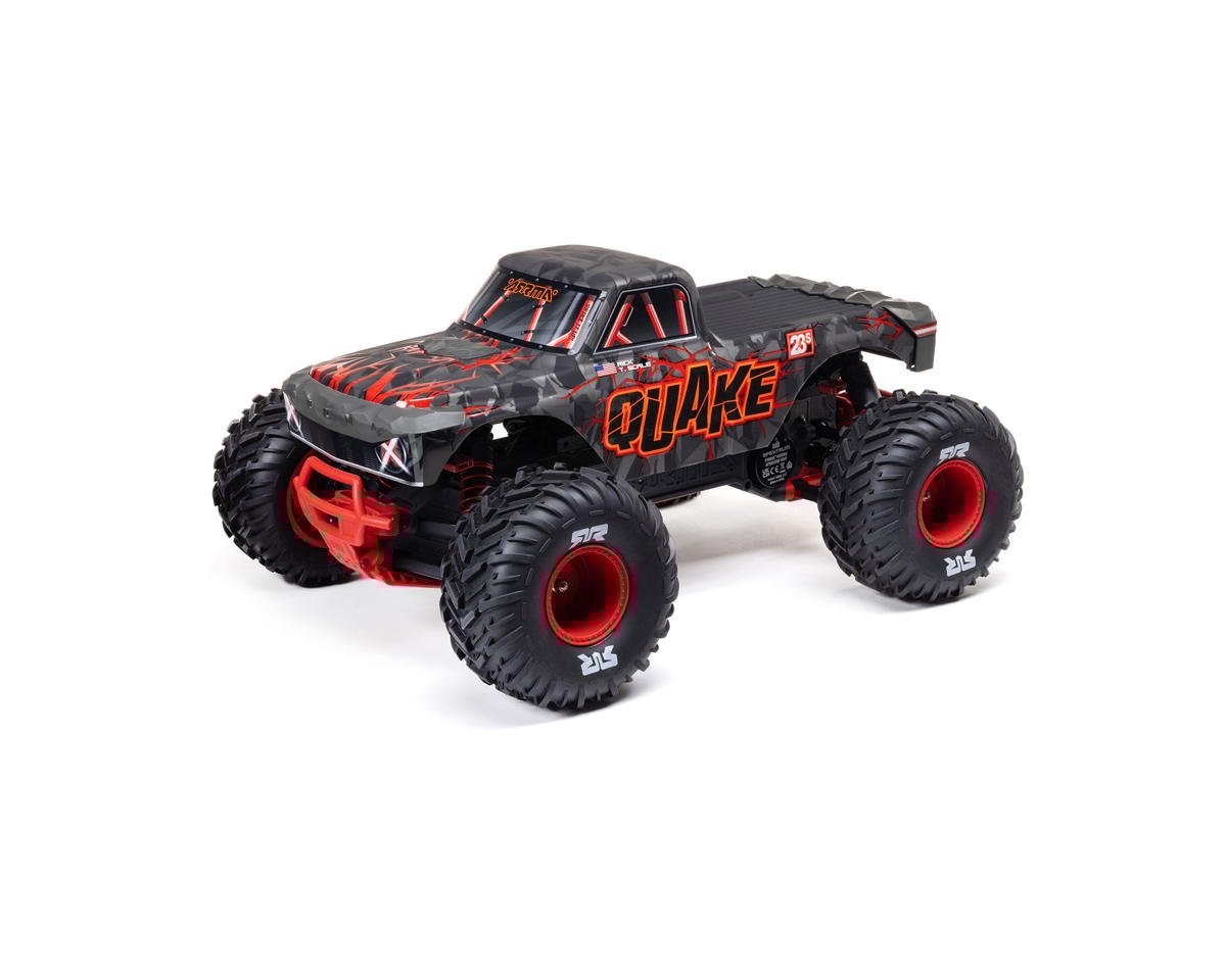 Arrma Quake 223S DSC 1/10 RTR Brushless 2WD Monster Truck (Red) ARA3537T1 Arrma