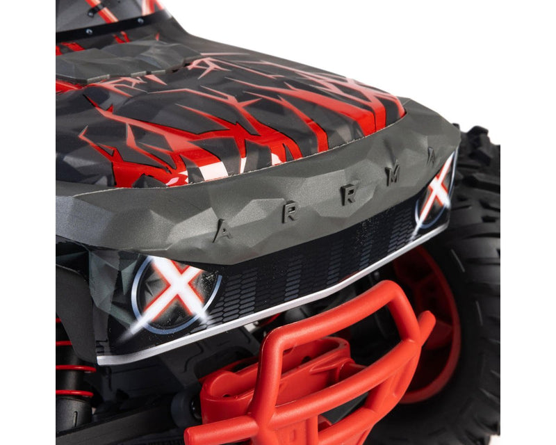 Arrma Quake 223S DSC 1/10 RTR Brushless 2WD Monster Truck (Red) ARA3537T1