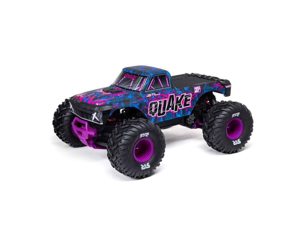 Arrma Quake 223S DSC 1/10 RTR Brushless 2WD Monster Truck (Purple) ARA3537T3 Arrma
