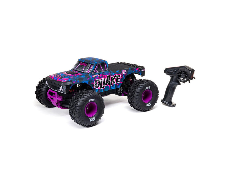 Arrma Quake 223S DSC 1/10 RTR Brushless 2WD Monster Truck (Purple) ARA3537T3