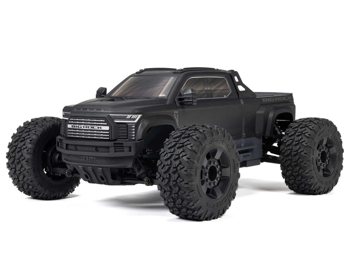 Arrma Big Rock 223S DSC 4X4 BLX Monster Truck, RTR, Black, ARA4312V4T1 ARA4312V4T1