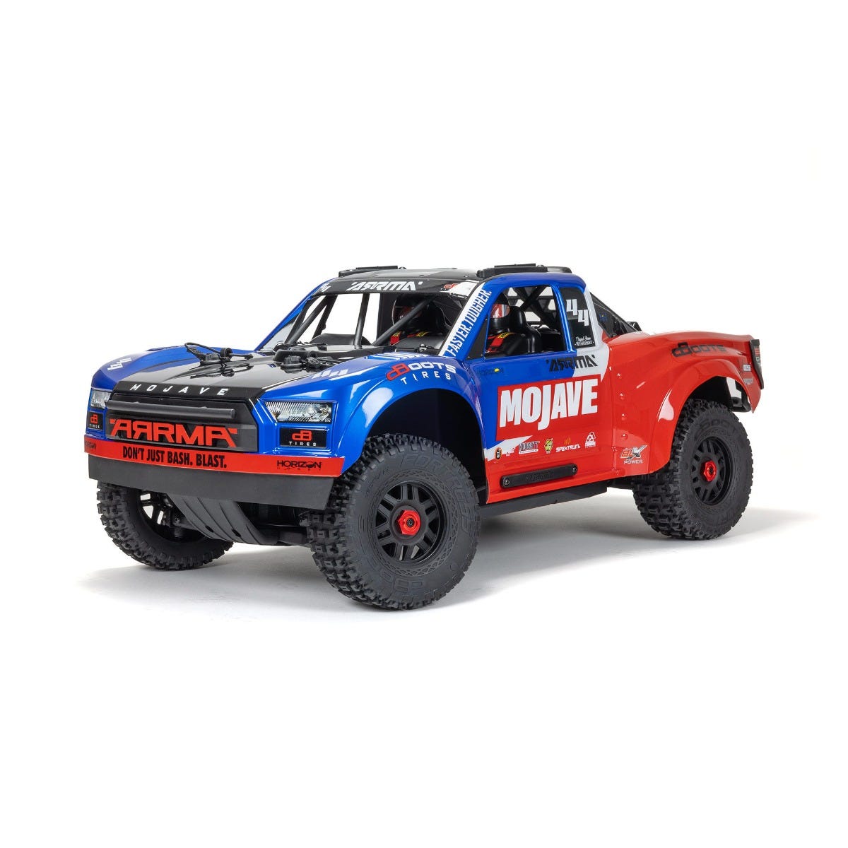 Arrma Mojave 4X4 BLX 4S Desert Truck RTR, Blue/Red, ARA4404T2 Arrma