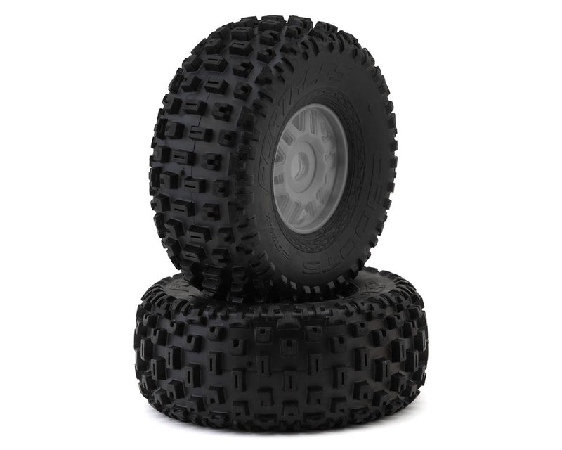 ARA550069 Arrma dBoots Fortress Tyre, Gun Metal Grey, 2 Pieces, Mojave, AR550069