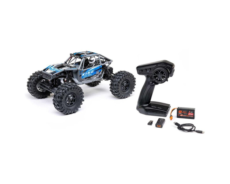 Axial UTB18 Capra 1/18 4WS Rock Crawler, RTR, Blue, AXI-1750T1